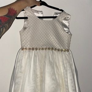 White Toddler Dress
